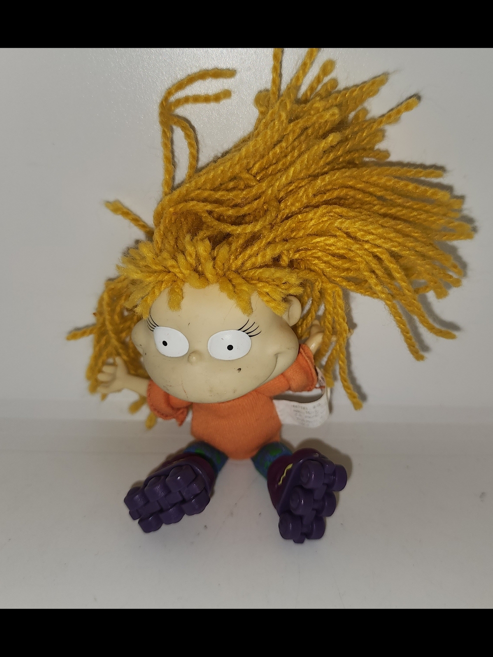 vintage 90s Mattel Nickelodeon Rugrats Angelica Pickles doll 5 inch
